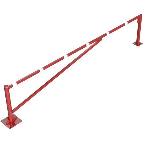 BARRIÈRE À BÉTONNER AVEC SERRURE PROFILÉE À PISTONS-4500 MM - SCHAKE