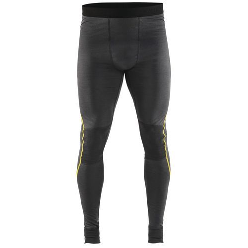 BAS DE SOUS-VÊTEMENT XLIGHT GRIS FONCÉ/JAUNE TAILLE M - BLAKLADER