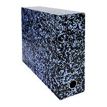 BOÎTE DE CLASSEMENT CARTON TRADITION DOS 9 CM- BLEU - LOT DE 5