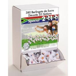 BUCHETTES DE SUCRE COUPE DU MONDE ZUK ZAK : SUCRE BERLINGOTS  1500 G SUCRE (VENDU À L'UNITÉ)