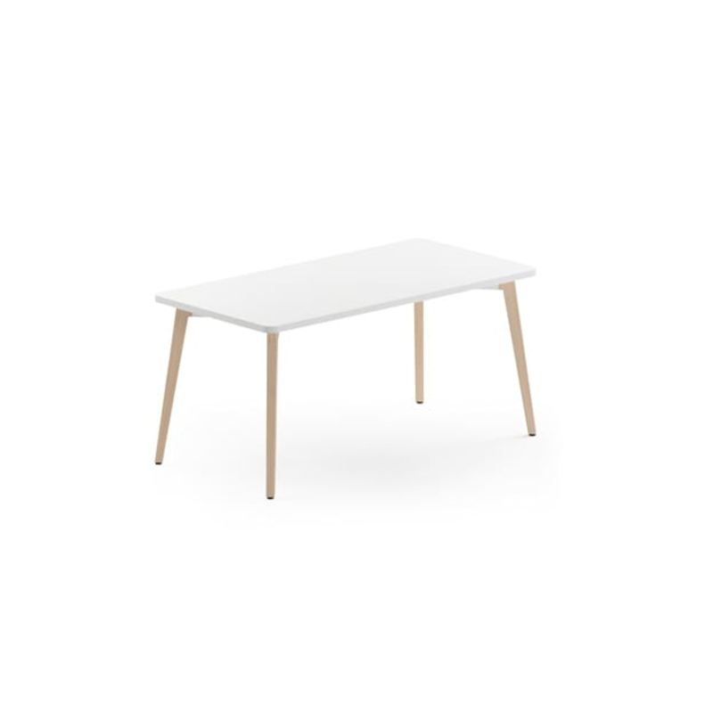 Bureau individuel pied bois TIMBER_0