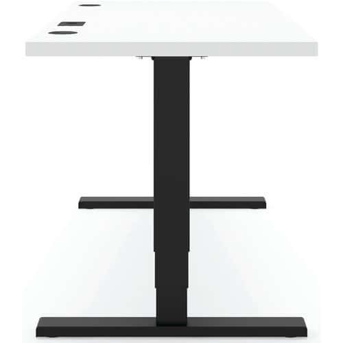 BUREAU PREMIUM RÉGLABLE ELEMENTS SOLID 1600 - NOIR - ARGENT - ACTIFORCE