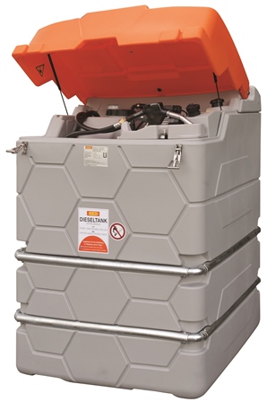Cuve station de ravitaillement gasoil 2500L - CDP2500 CubeOut1 - Pompe 230V - Extérieur_0