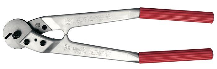 Cisaille à câble métallique FELCO C16E - longueur 590 mm - revêtement plastique - coupe câbles et tiges métalliques_0