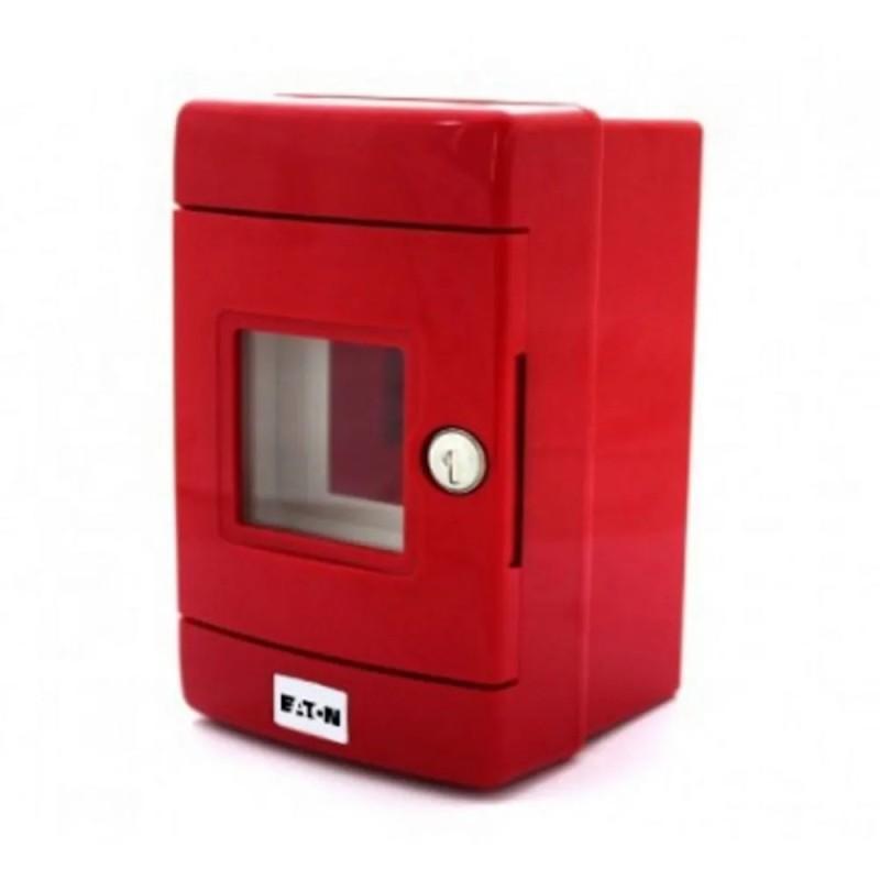 Coffret 4 Modules Vide - Réf. : CSE0317 - Couleur Rouge - IP55 - Matière Plastique sans Halogène_0