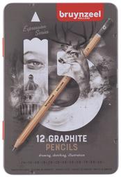 CRAYON À PAPIER EXPRESSION, ÉTUI MÉTAL DE 12 - LOT DE 2