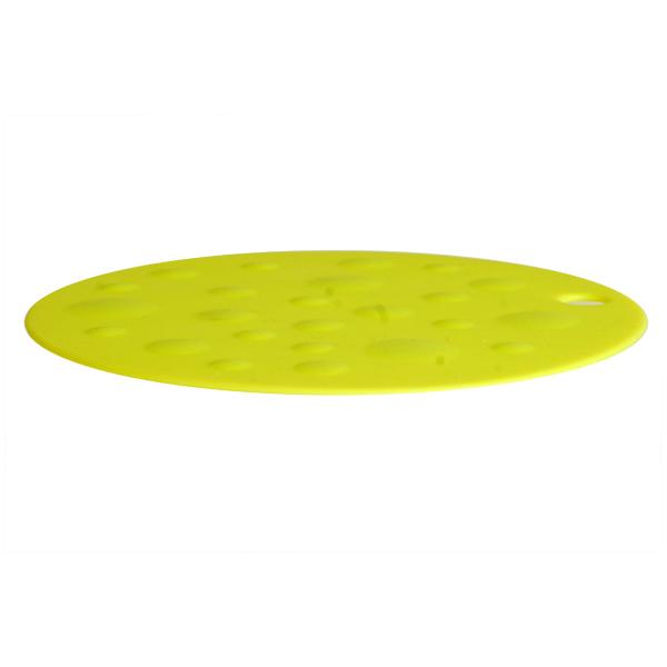 DESSOUS DE PLAT ROND SILICONE VERT AVEC DIAMÈTRE 18CM - COSY & TRENDY - SILICONE