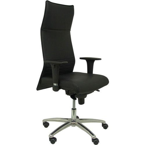 FAUTEUIL DE DIRECTION ALBACETE SIMILICUIR - NOIR