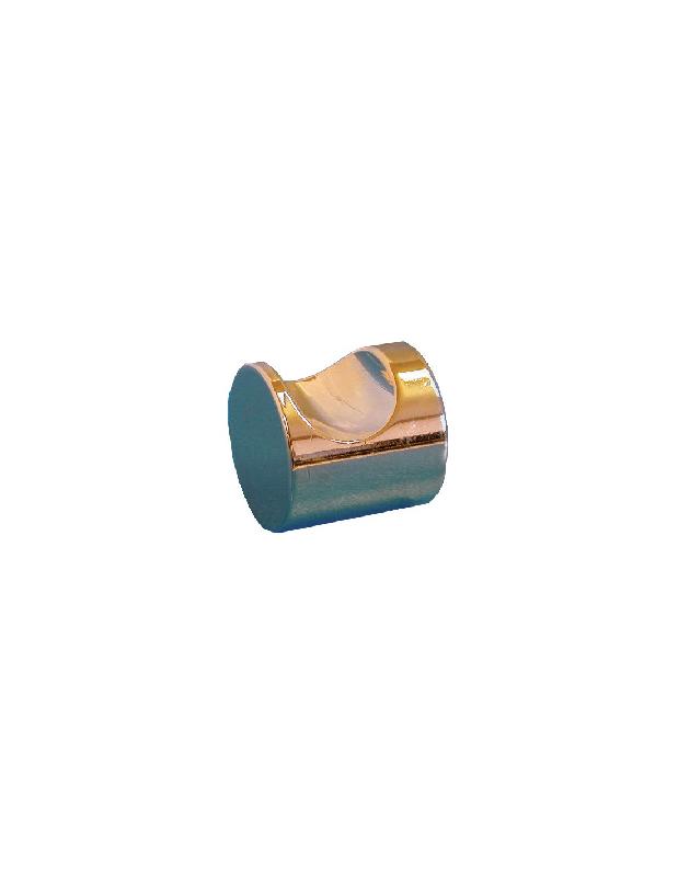 BOUTON LAITON À ENCOCHE CHROMÉ D18MM - FERRASSE - 1050..18L03