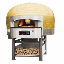 Fours à pizza professionnel à gaz et bois - sole chauffée à gaz - MORELLO FORNI FGRI100 - CUPOLE MOSAIQUE_0