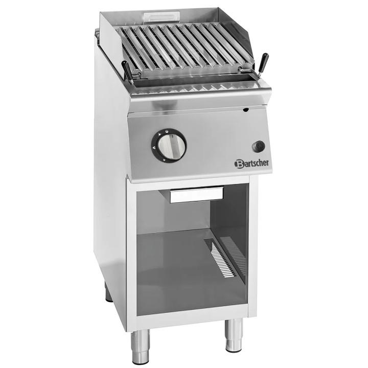 Grill à pierre de lave gaz PRO sur soubassement ouvert, 15 000 W - GAZ_0