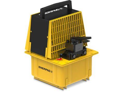 PAM1042, Pompe hydraulique pneumatique, 4/3 Distributeur manuel, 7,6 litres d'huile utile, pour les vérins double effet_0