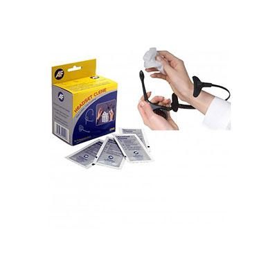 AF BOÎTE DE 50 LINGETTES ASEPTISANTES POUR CASQUE/TELEPHONE