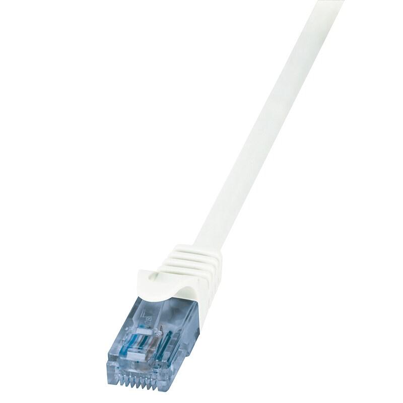 LogiLink Professional Câble Patch EconLine, cat.6A, U/UTP, 2,0 m, blanc, 2 m - blanc 4052792044645_0