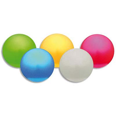LOT DE 5 BALLES NACREES, LEGERES EN PVC SOUPLE REGONFLABLE. IDEAL POUR TOUTES LES ACTIVITES.