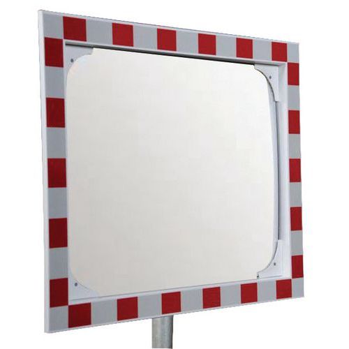 MIROIR DE SÉCURITÉ ANTIBUÉE 400X600MM VISION 90° - SJC