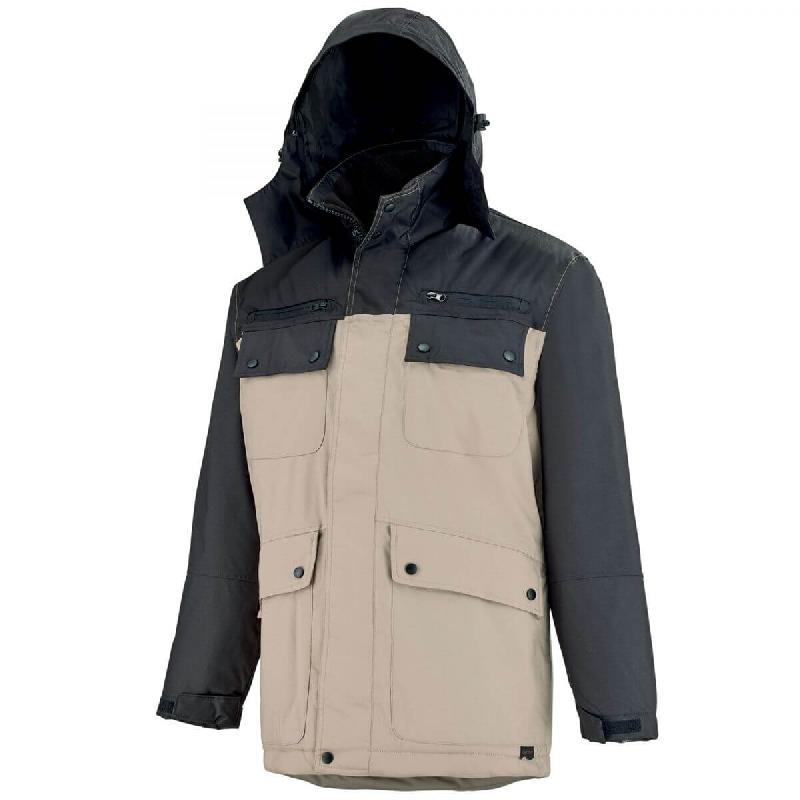 PARKA DE TRAVAIL HOMME BEIGE WORK ATTITUDE HIVER LAFONT