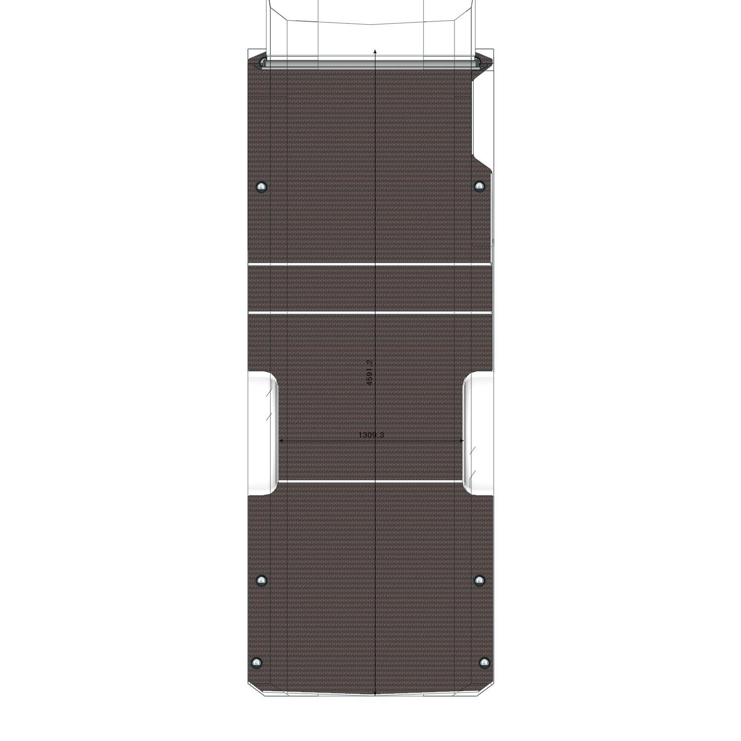 PLANCHER DAILY IVECO L3 ROUES SIMPLES