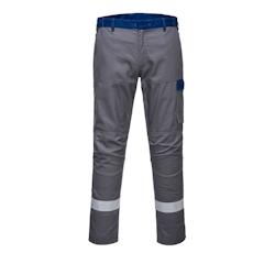 Portwest - Pantalon de travail résistant à la flamme bicolore BIZFLAME ULTRA Gris Taille 48 - 38 gris FR06GRR38_0