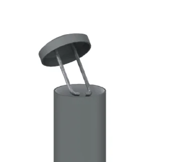 Potelet anti bélier version tête bombée_0