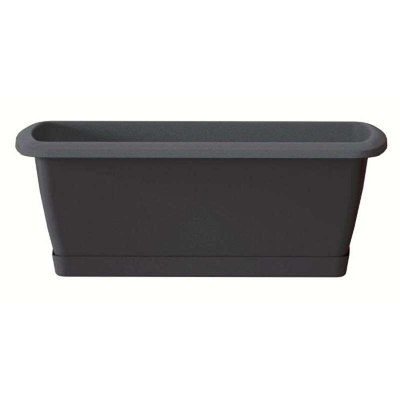 Prosperplast - Jardinière avec support 78,6x18,4x14,5 cm Respana Set, anthracite - gris plastique ZA1725_0