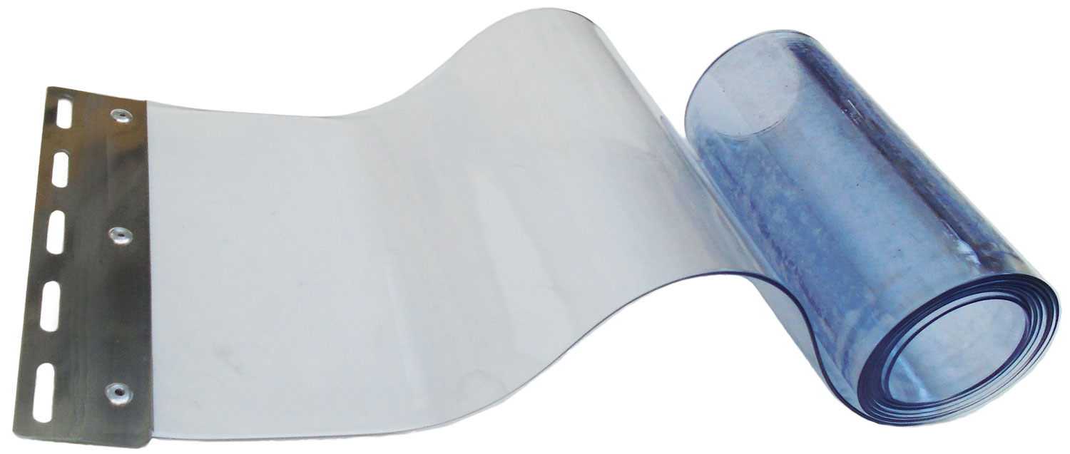 Rideau à lanières isolantes en PVC - Largeur 10 à 30 cm - Thermo-isolant et coupe-froid_0