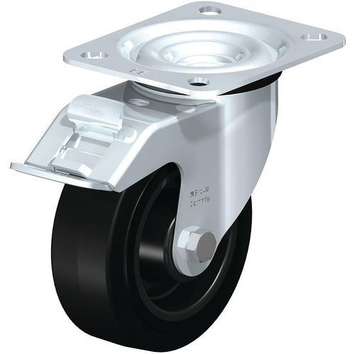 ROUE FORTES CHARGES À BANDAGE CAOUTCHOUC LE-POEV 100R-FI - BLICKLE