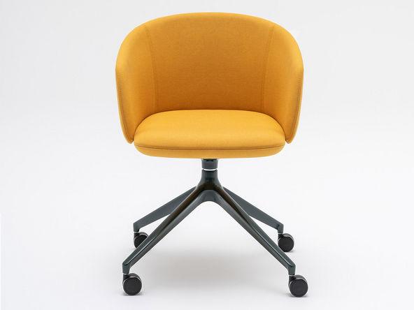 Siège de bureau ergonomique Grace à roulettes - aluminium - 7 finitions - garantie 2 ans_0