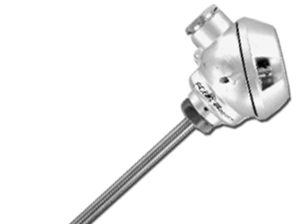 Sonde de température - Montage gaine lisse - Pt100 Classe B - Sortie tête miniature inox 316L - Plage -70/250°C_0