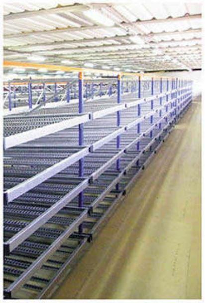 ST 52D : Rayonnage dynamique mi-lourde avec système FIFO pour rotation rapide des stocks_0