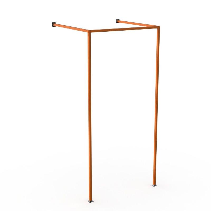 Structure cabine L90xP90xH200cm - orange_0