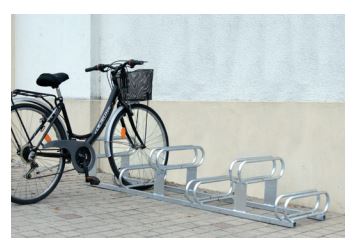 Support cycle 6 places galva - Module de 6 ou 5 places - Référence 204700_0
