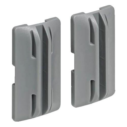 SUPPORT DE CLOISON ORGACLIP - POUR PROFIL ORGASTRIPE - ANTHRACITE HETTICH