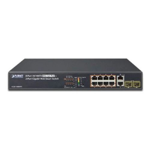 SWITCH NIV2 8P POE+ & 2GIGA/SFP 125W - PLANET