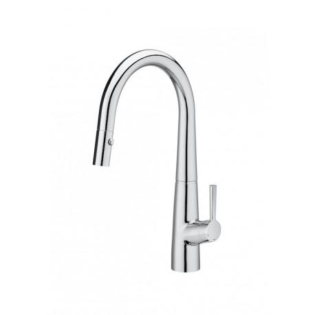SYRA MITIGEUR EVIER BEC TUBE MOBILE+DOUCHETTE EXTRACTIBLE 2 FONCTIONS - A5A812AC00 ROCA