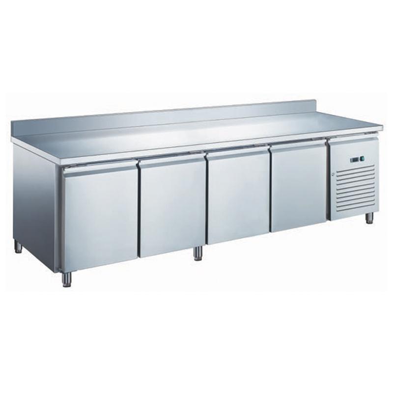 Table réfrigérée inox négative avec évaporateur ventilé 4 portes 553 litres - GN4201BTX_0