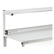 Treston - Rampe électrique en aluminium avec prise double et interrupteur marche-arrêt - poids 2 kg - Kaiser+Kraft SA_0