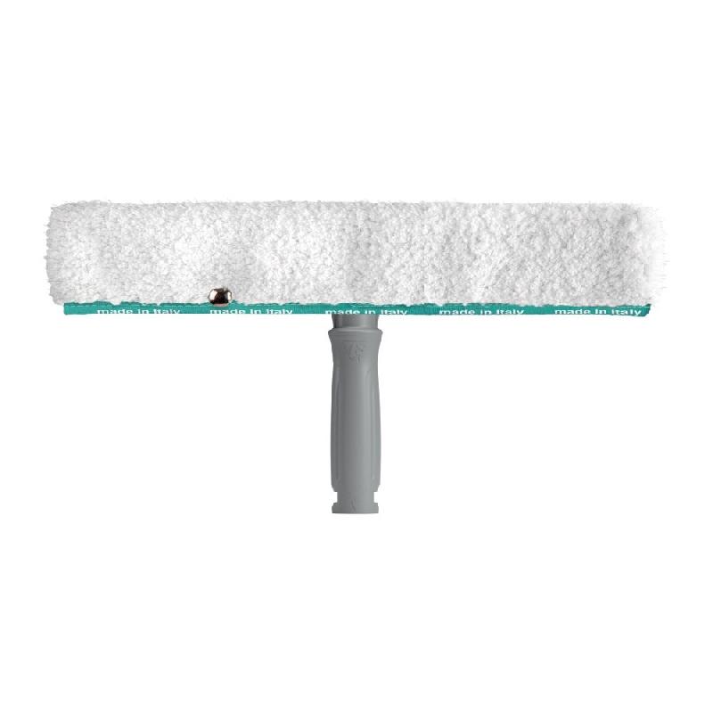 TTS Système de nettoyage des vitres Astro et rechange de chiffon en microfibre avec poils de 35 cm - 8011706383757_0