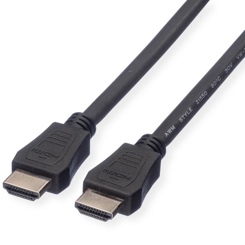 VALUE Câble HDMI High Speed avec Ethernet, LSOH, noir, 3 m_0