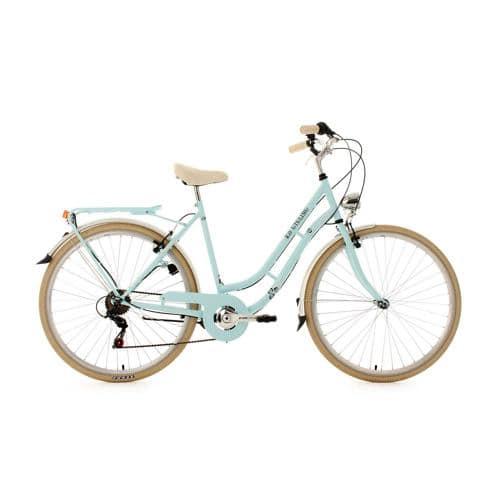 VÉLO DE VILLE FEMME - KS CYCLING - CASINO - 28 POUCES - BLEU - 53 CM