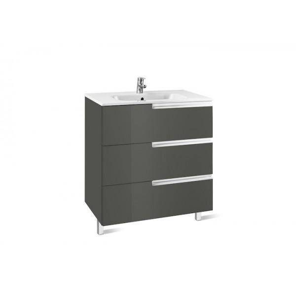 VICT-N FAMILY UNIK 3 TIROIRS 600 GRIS ANTH - ROCA A855839153