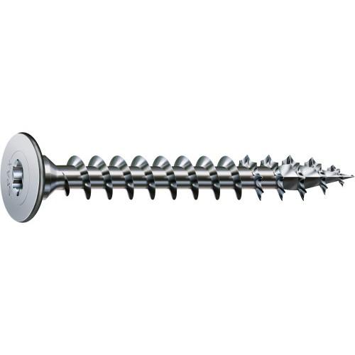 VIS À TÊTE DISQUE PLATE LARGE - TORX - 4X20 MM - ACIER NICKELÉ SPAX