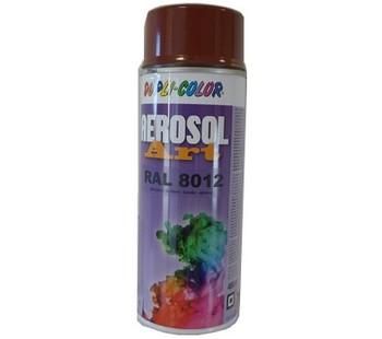 AEROSOL PEINTURE ART BRUN ROUGE RAL 8012