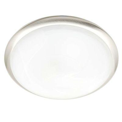 APPLIQUE PLAFONNIER Ø: 26 CM TUNIS 1X60W E27 ACIER - BRILLIANT - 90218_82_0