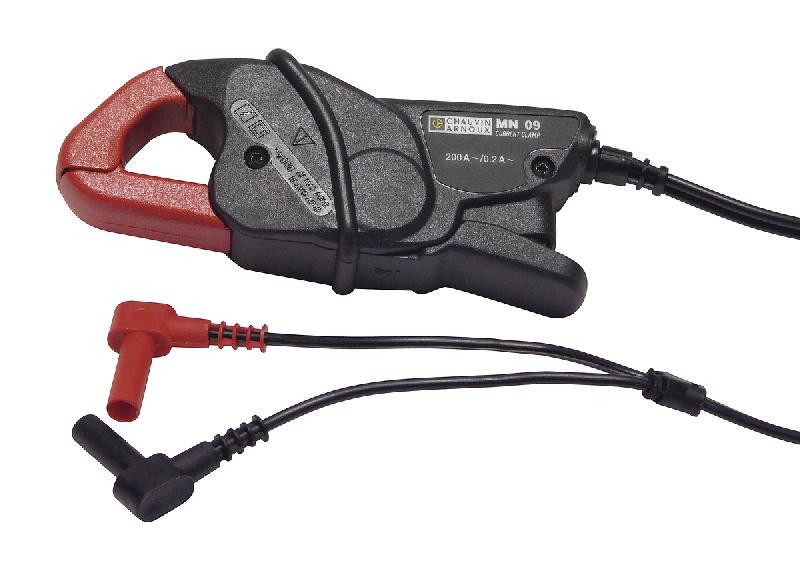 CHAUVIN ARNOUX - MN09 pince ampèremétrique 200A AC - Enserrage 20mm - Signal de sortie intensité alternative - Rapport de transformation 1000/1 - Sortie par cordon et fiches mâles 4mm isolées_0