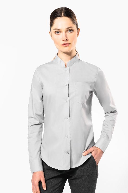 Chemise de travail col mao manches longues femme - Réf: K514 - Kariban_0