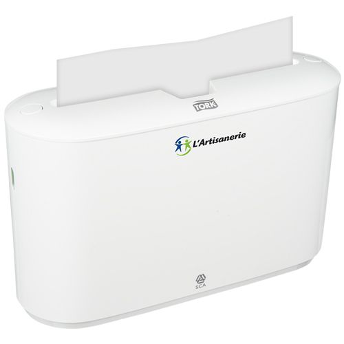 Distributeurs de serviettes de table - APEI - plastique blanc - Réf. A670 - H 21,8 x L 32,3 x P 11,6 cm_0