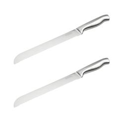 Ensemble de 2 Couteaux à pain en inox 33,5 cm en tout Nirosta - gris 3176239931990_0