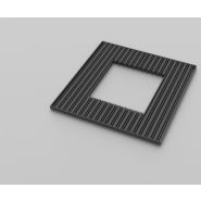 Grille d'arbre carré 1200x1200 - Iris - INGENIA - électrozingage et poudre thermodurcissable_0