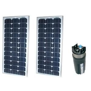 KIT POMPE SOLAIRE 2X55W AVEC POMPE SHURFLO 9325 400 L/H